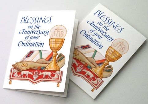        Blessings on the Anniversary of Your Ordination WCB1497