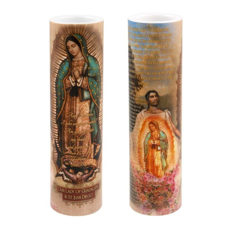 Guadalupe with Juan Deigo LED C-8061