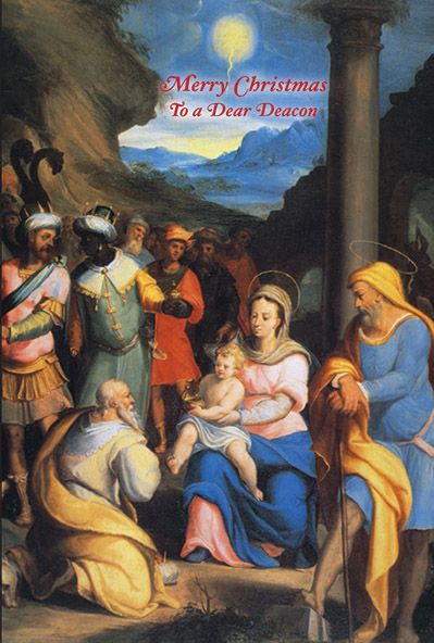 Merry Christmas to a Dear Deacon 89398 ***