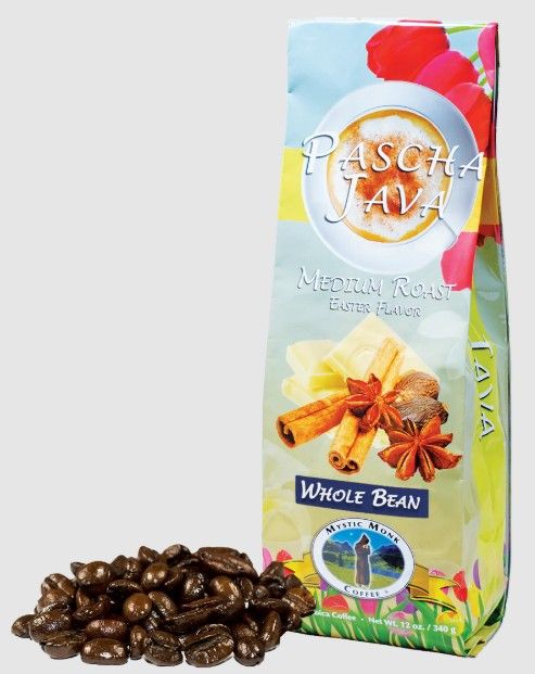        Pascha Java Whole 12 oz Mystic Monk Coffee CPASCHA-W