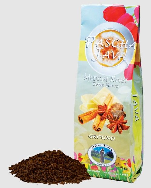        Pascha Java Ground 12 oz Mystic Monk Coffee CPASCHA-G