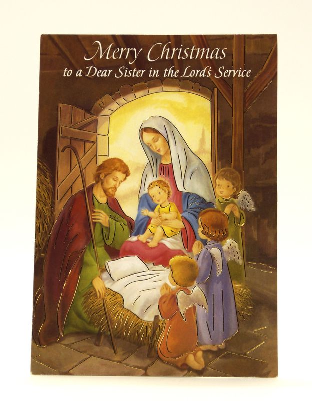        Merry Christmas to a Dear Sister in the Lord's Service 87738 ***