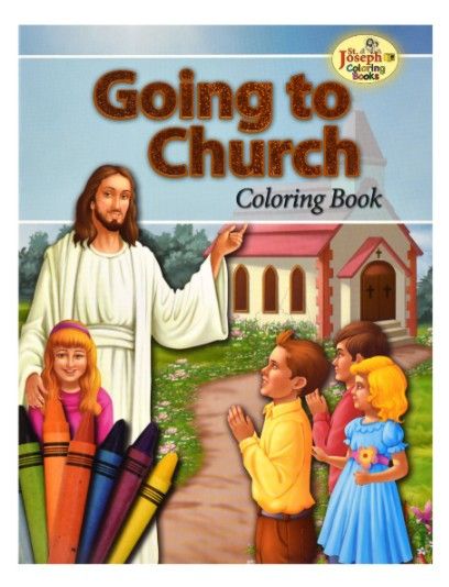        St Joseph Going to Church Coloring Book 694