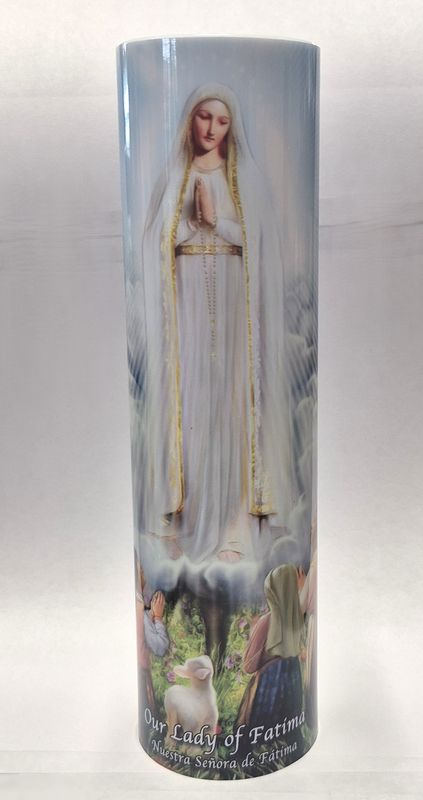 Our Lady of Fatima LED Candle C-8020