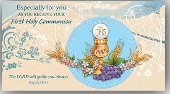 Especially for you as You Receive Your First Holy Communion 87809