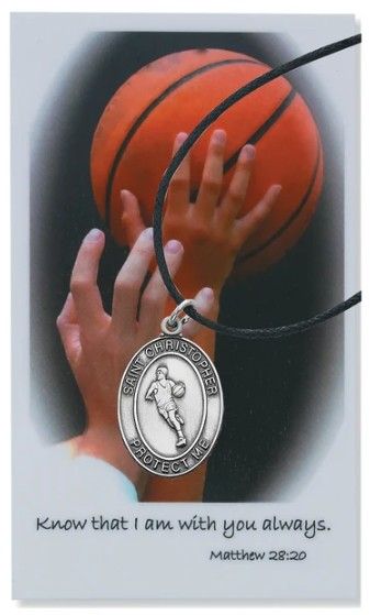 Boys Basketball Pray Card Set/Cord PSD770BK ***