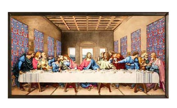         Last Supper Suncatcher Rectangle GM1019