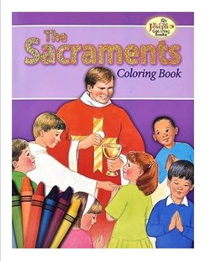 St. Joseph The Sacraments Coloring Book 687