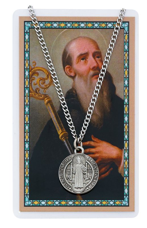 PSD2514BN St. Benedict Prayer Card Set