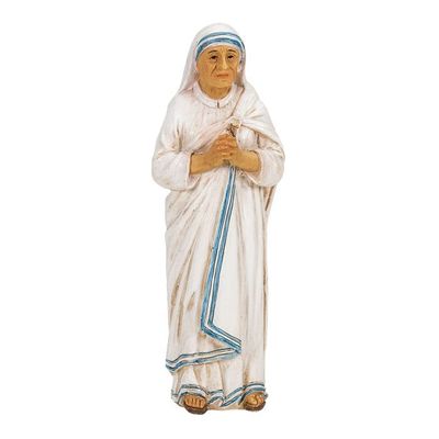 4" Saint Teresa of Calcutta Statue w/Holy Card Boxed 1735-575