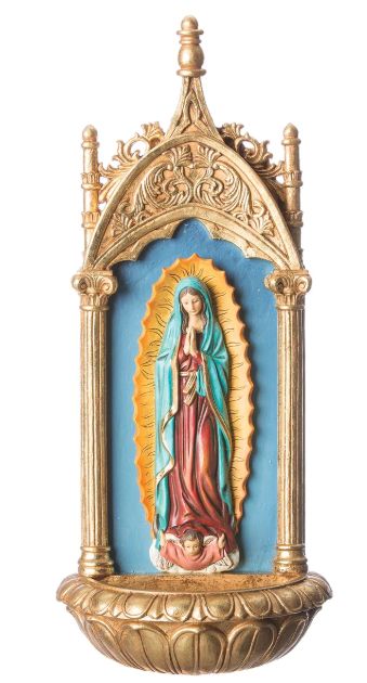 11.5" Our Lady of Guadalupe Font 21426