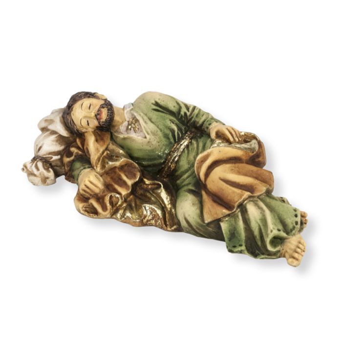        4" Sleeping Saint Joseph Statue w/Holy Card Boxed 1735-639