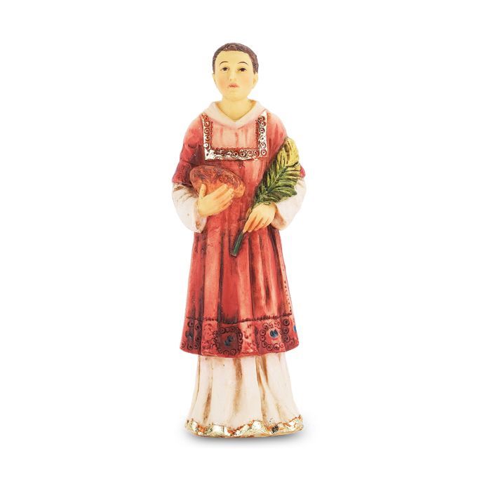 4" Saint Stephen Statue w/Holy Card Boxed 1735-546