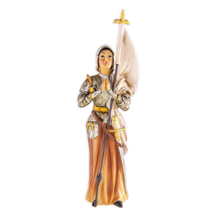        4" Saint Joan of Arc Statue w/Holy Card Boxed 1735-967