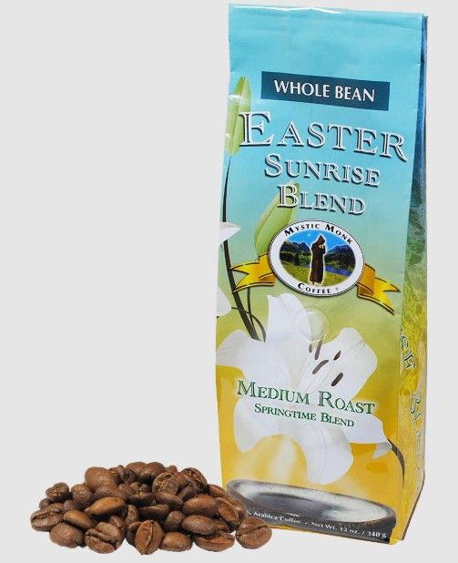        Easter Sunrise Blend Whole 12oz Mystic Monk Coffee CEASTER-W