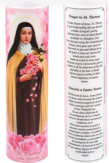 Saint Therese LED Candle C-8010