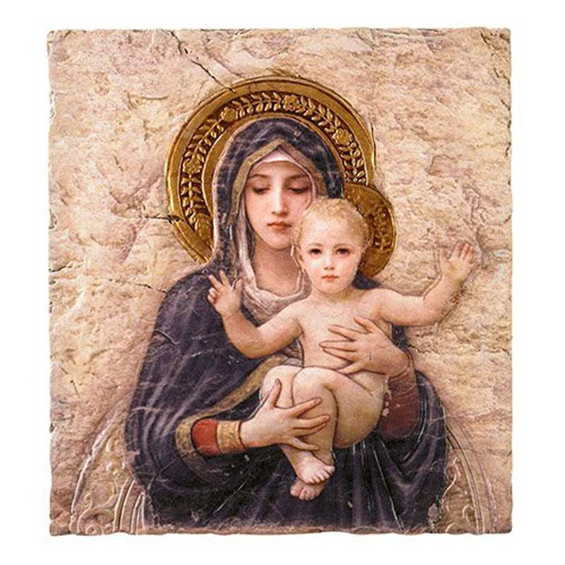 10" Madonna and Child Plaque VC694