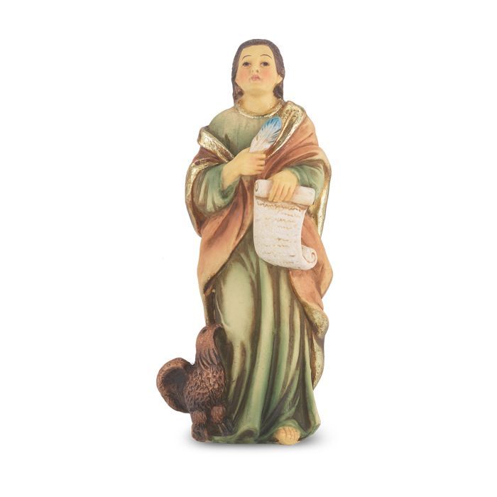 1735-470 Saint John the Evangelist 4in Statue Boxed