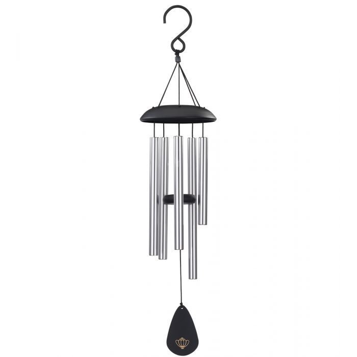 25" Amazing Grace Silver Wind Chime Regal 11174