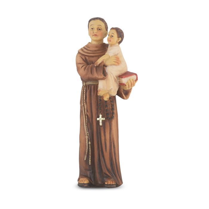         4"Saint Anthony Statue w/Holy Card Boxed 1735-300