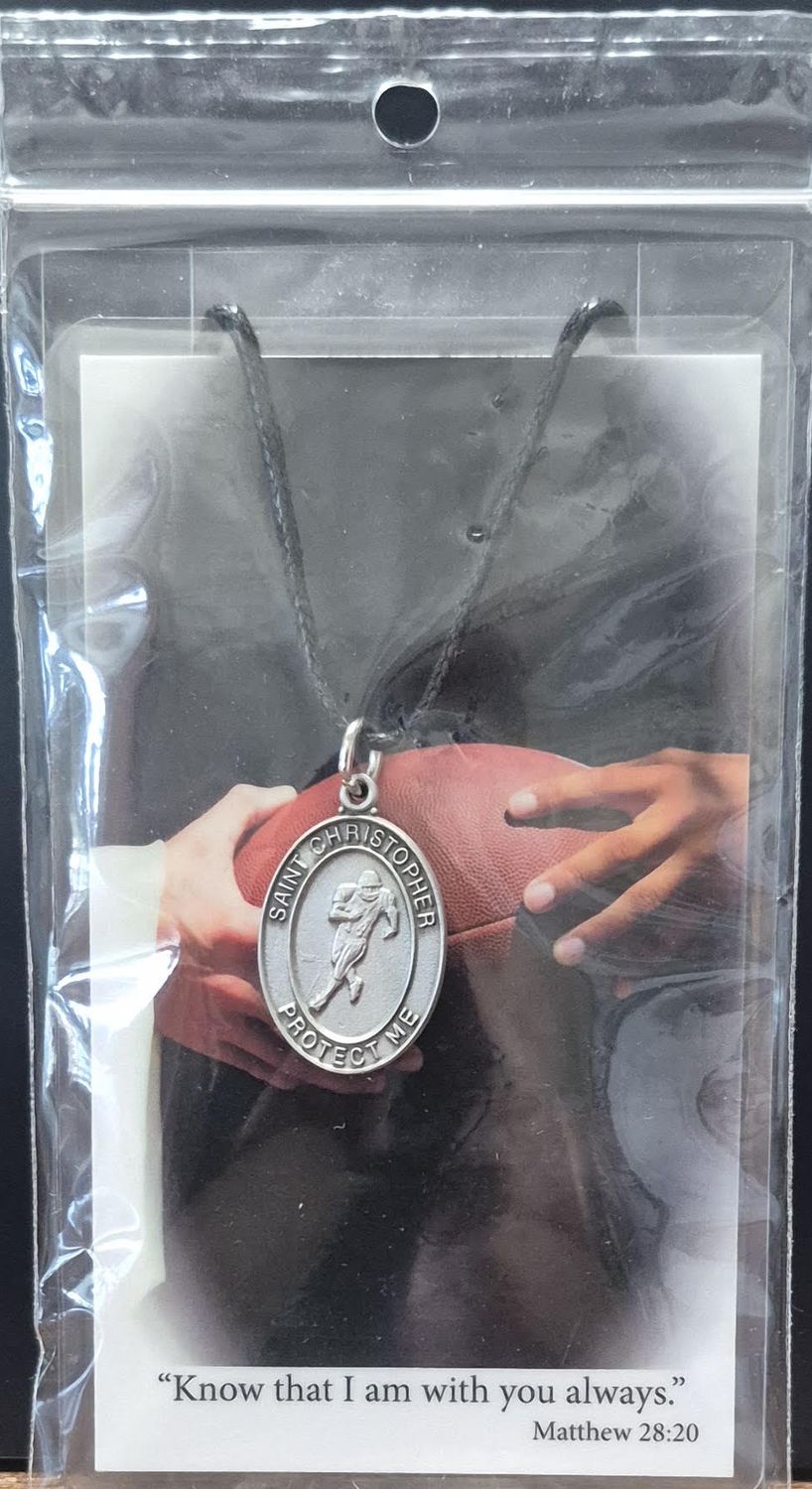 Boys Football Prayer Card Set/cord *** PSD770FT