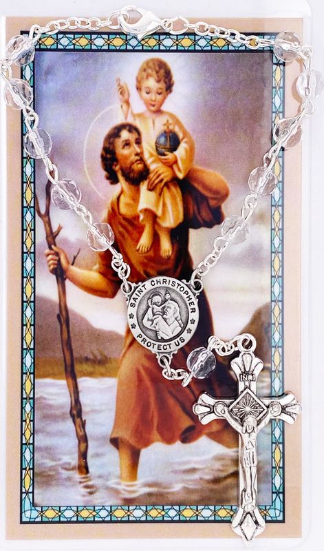 St Chirstopher Auto Rosary AR7C ***