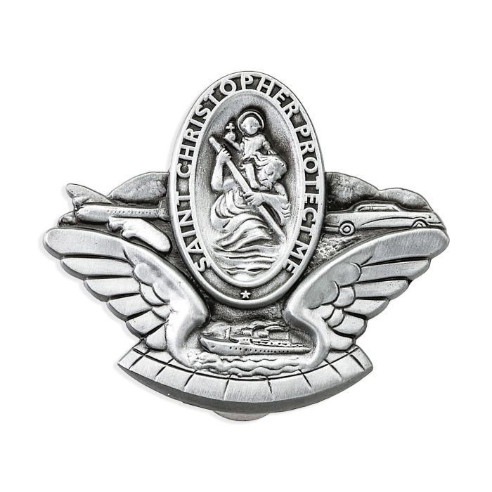        St. Christopher Visor Clip V-5005