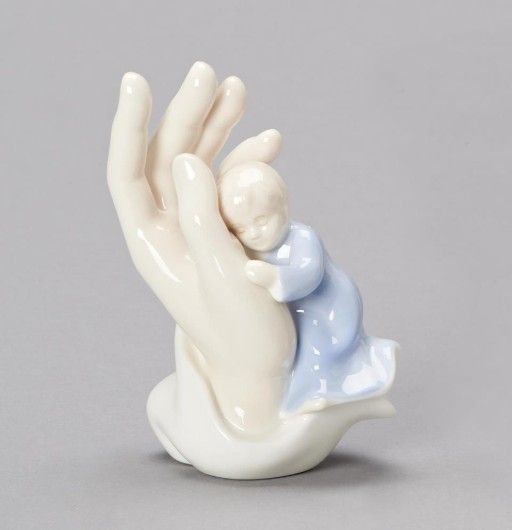       3.5" Boy Palm of Hand Valencia Collection Statue 44748