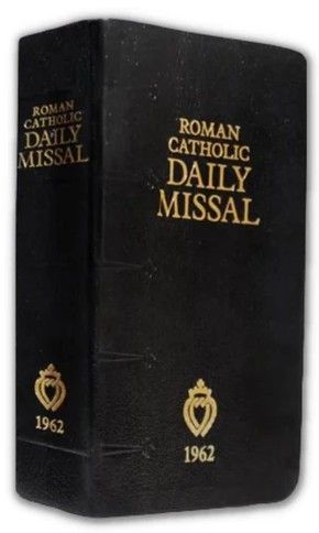 1962 Roman Catholic Daily Missal Leather 8043