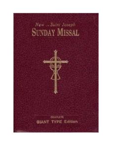 St. Joseph Sunday Missal LP 822/10