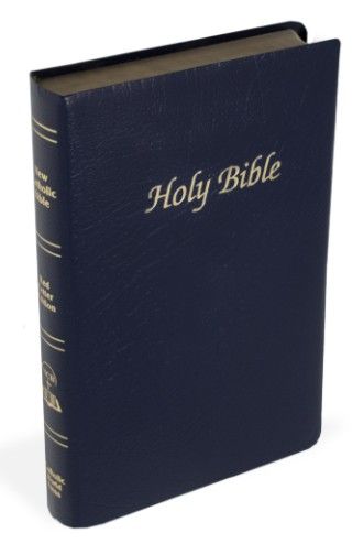 First Communion NCB Bible - Blue W2404/FCB NCB