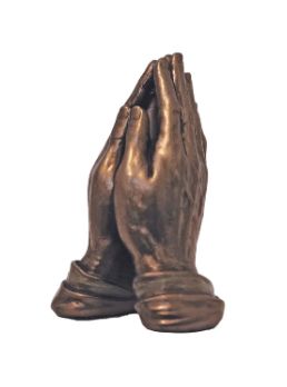 3" Praying Hands Bronze Colored SR-77724