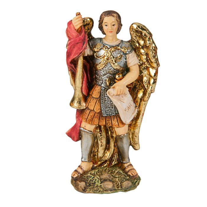        4" Saint Gabriel Statue w/Holy Card Boxed 1735-445