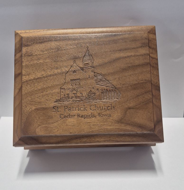 Saint Patrick Church Keepsake Box 7757