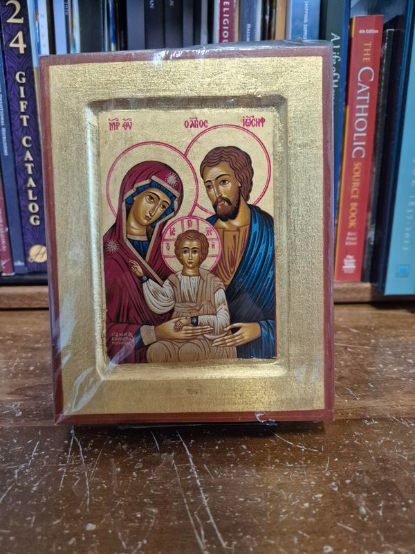        5"x7" Holy Family Greek Icon GR060
