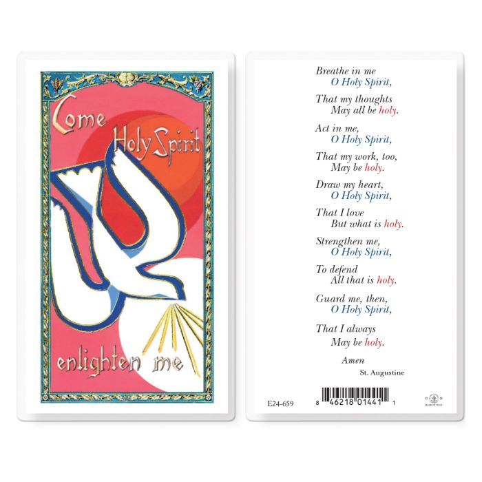         Confirmation Holy Spirit Breath Holy Card E24-659