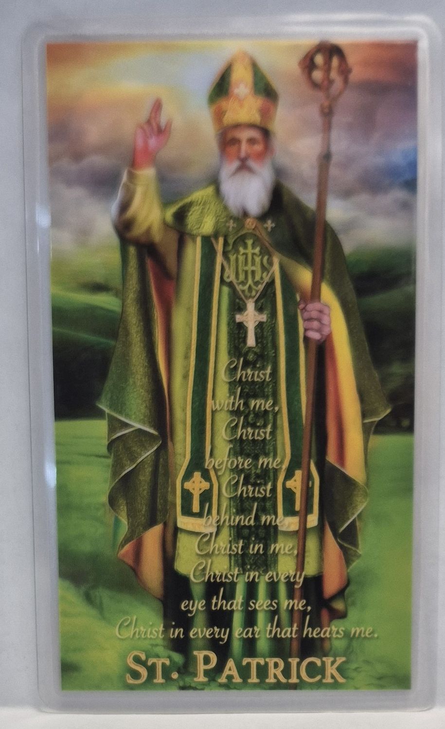        St. Patrick Holy Card PC32