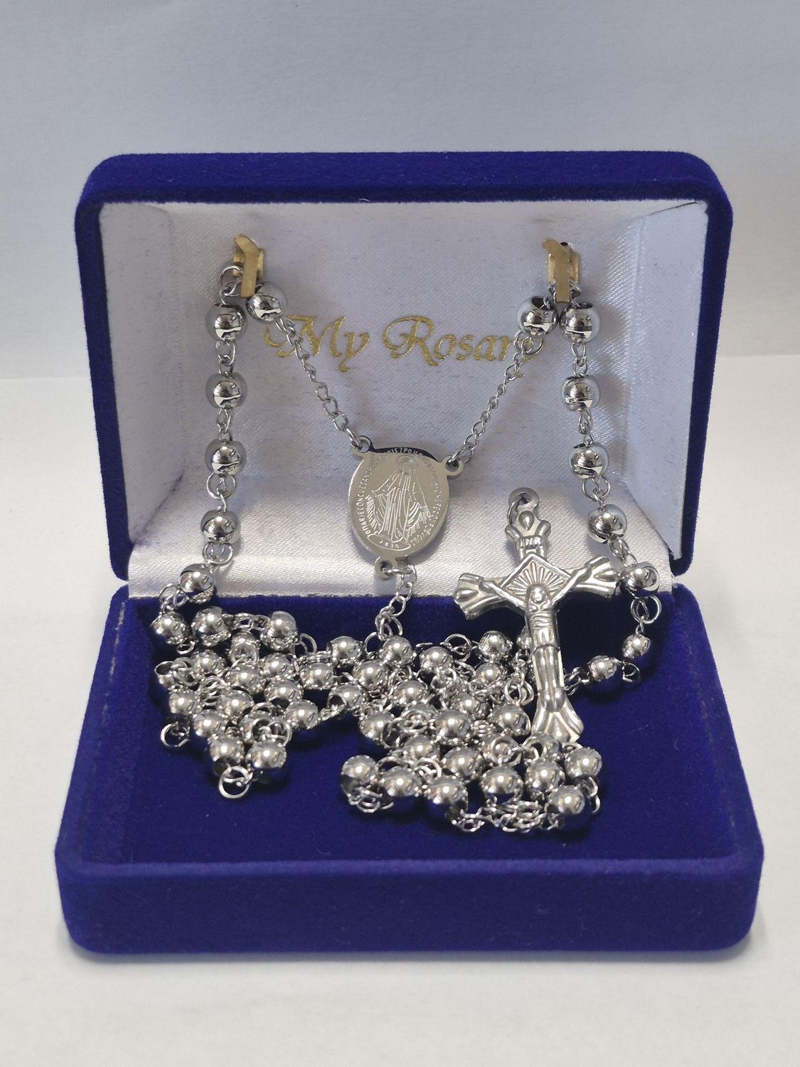 Stainless Steel Rosary - 6 mm 26-4990