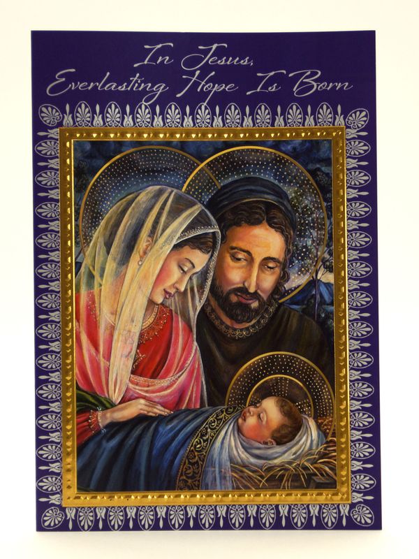        In Jesus Everlasting Hope is Born Card CR2115