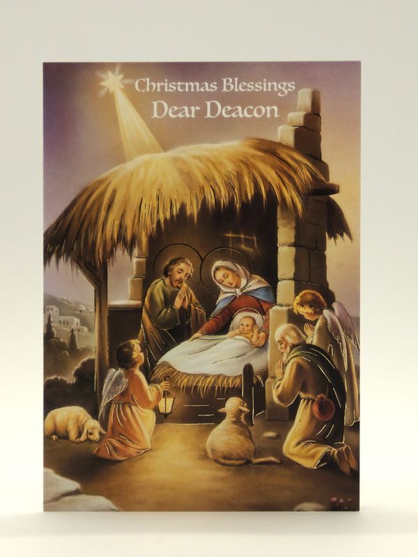        Christmas Blessings Dear Deacon 86006 ***
