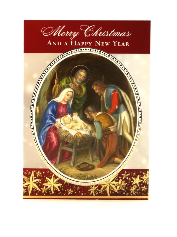        Merry Christmas and A Happy New Year Boxed Cards 86171***