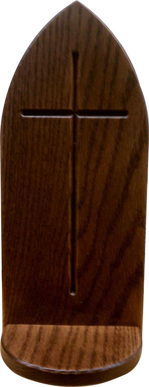 12" Statue Pedestal Walnut SHLSTAT12W