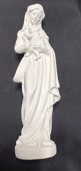 6.25" Madonna and Child White ME-3