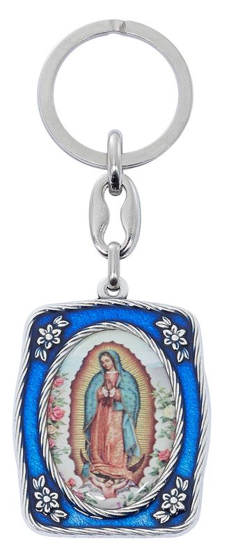        Guadalupe Blue Enamel Key chain 94-42