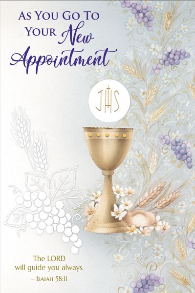       As You Go to Your New Appointment 86348