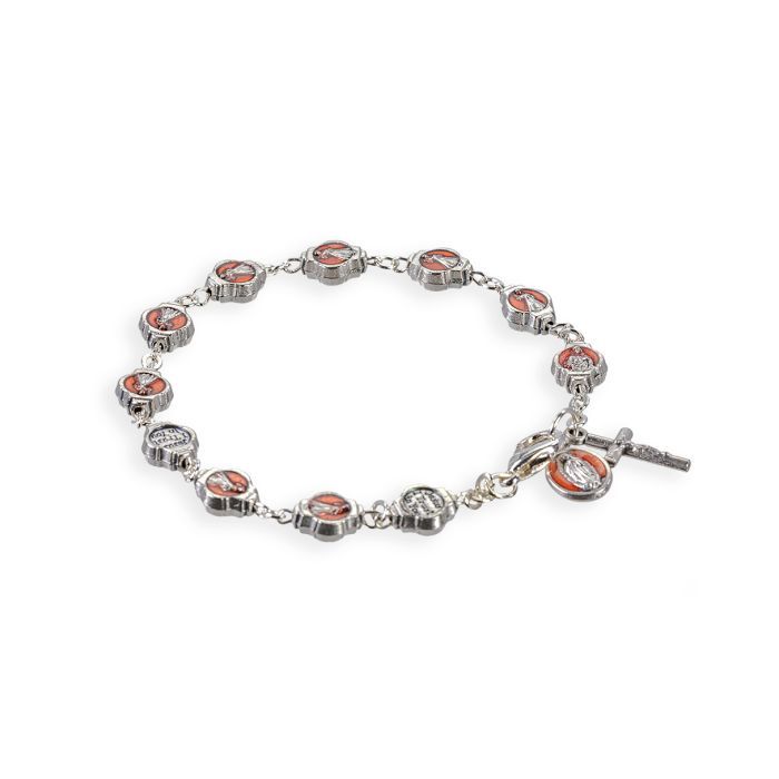 Rosary Bracelet Divine Mercy beads 718DM