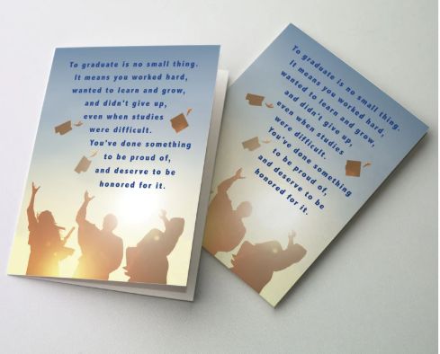 WCB10327 To Graduate is no Small Thing