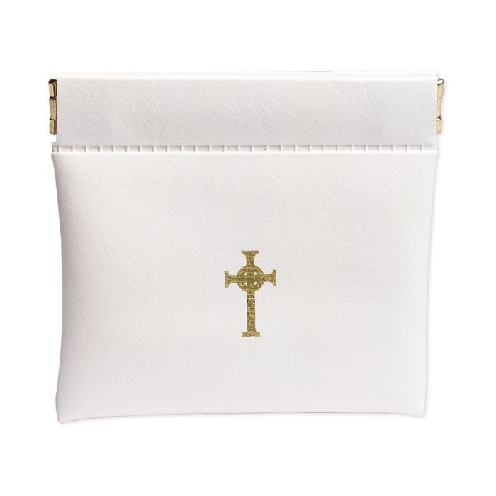 White Flexible Rosary Pouch 1670-02