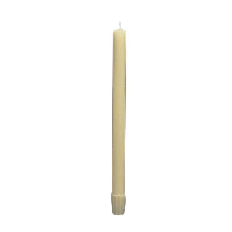 334121 7/8" x 12" SFE 51% Beeswax Taper