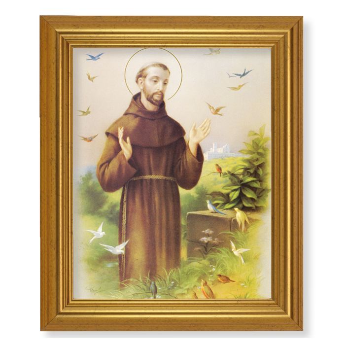 110-310 St. Francis Framed Art 10" x12"